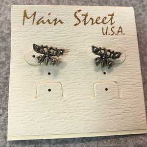 Vintage new earrings Main Street Butterfly